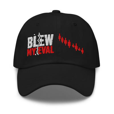 Blew My Eval Hat in Black - product mockup