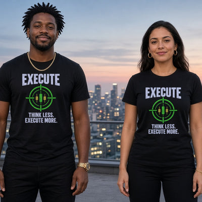 Execute tee on adult trader couple