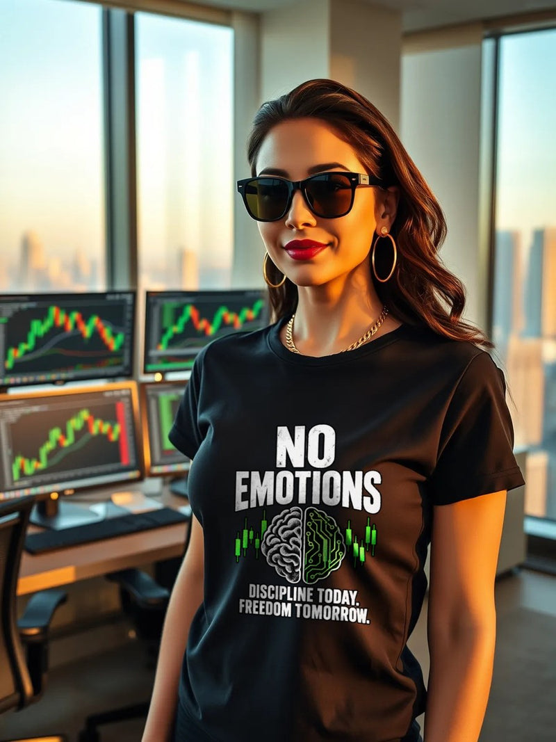 Mindset tee on a model