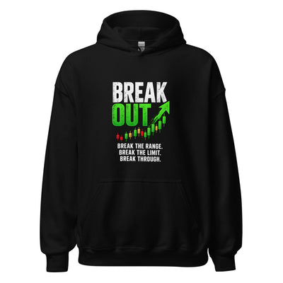 Breakout Hoodie in Black - product mockup