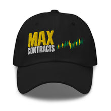 Load image into Gallery viewer, Max Contracts Hat in Black - product mockup