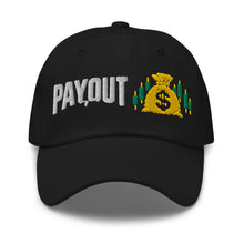 Load image into Gallery viewer, Payout Hat in Black - product mockup