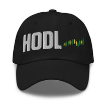 Load image into Gallery viewer, HODL Hat in Black - product mockup