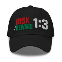 Load image into Gallery viewer, Risk / Reward Hat in Black - product mockup