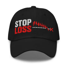 Load image into Gallery viewer, Stop Loss Hat in Black - product mockup
