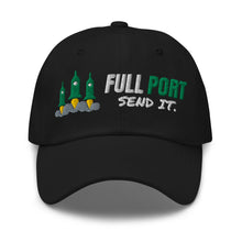 Load image into Gallery viewer, Full Port Hat in Black - product mockup