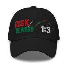 Load image into Gallery viewer, Risk / Reward 1:3 Hat in Black - product mockup