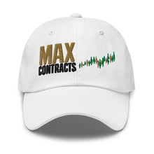 Load image into Gallery viewer, Max Contracts Hat in White - product mockup