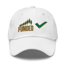 Load image into Gallery viewer, Funded Hat in White - product mockup
