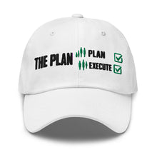 Load image into Gallery viewer, The Plan Hat in White - product mockup