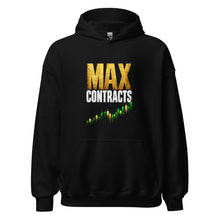 Load image into Gallery viewer, Max Contracts Hoodie in Black - product mockup
