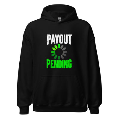 Payout Pending Hoodie in Black - product mockup