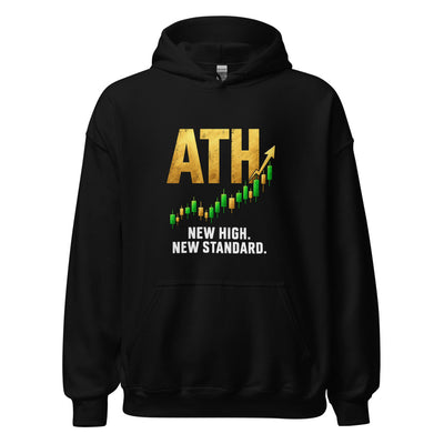 ATH Hoodie in Black - product mockup