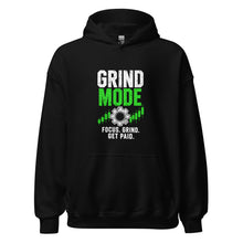 Load image into Gallery viewer, Grind Mode Hoodie in Black - product mockup