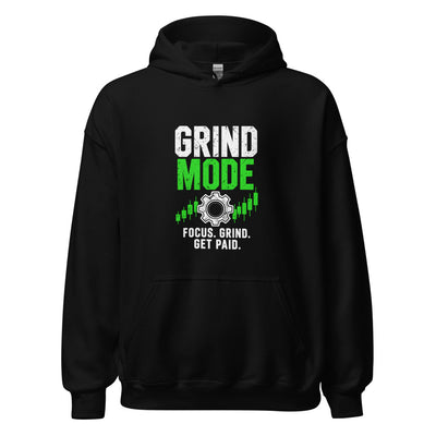 Grind Mode Hoodie in Black - product mockup