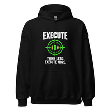 Load image into Gallery viewer, Execute Hoodie in Black - product mockup