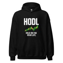 Load image into Gallery viewer, HODL Hoodie in Black - product mockup
