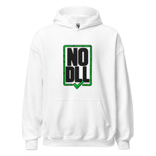 Load image into Gallery viewer, No DLL Hoodie in White - product mockup