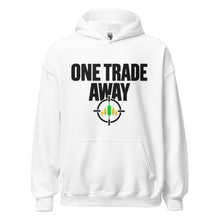 Load image into Gallery viewer, One Trade Away Hoodie in White - product mockup