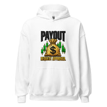 Load image into Gallery viewer, Payout Hoodie in White - product mockup