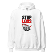 Load image into Gallery viewer, Stop Loss Hoodie in White - product mockup